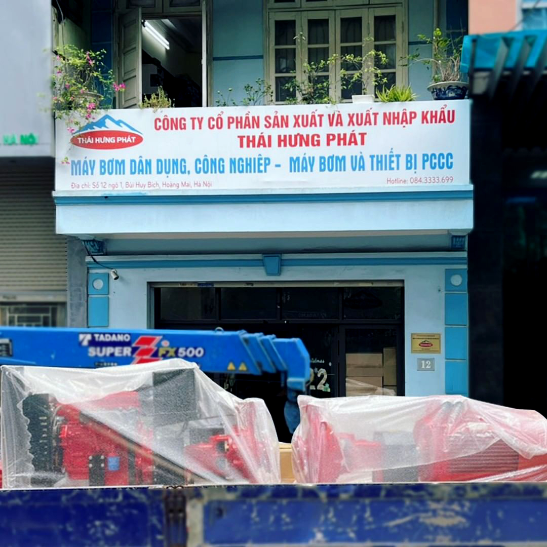Thái Hưng Phát - Chuyên phân phối máy bơm chữa cháy chính hãng, giá rẻ