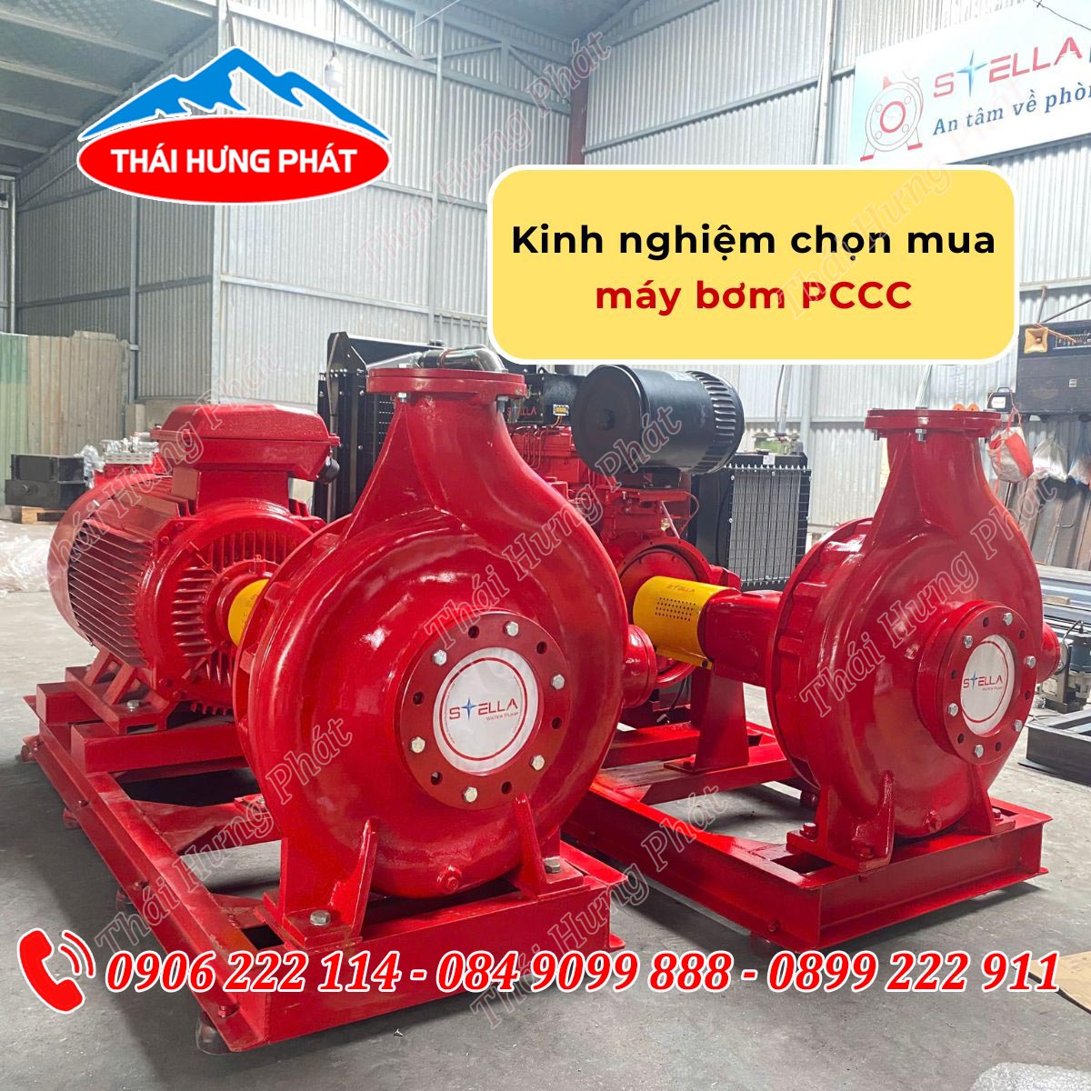 Bỏ túi kinh nghiệm chọn mua máy bơm PCCC hiệu quả