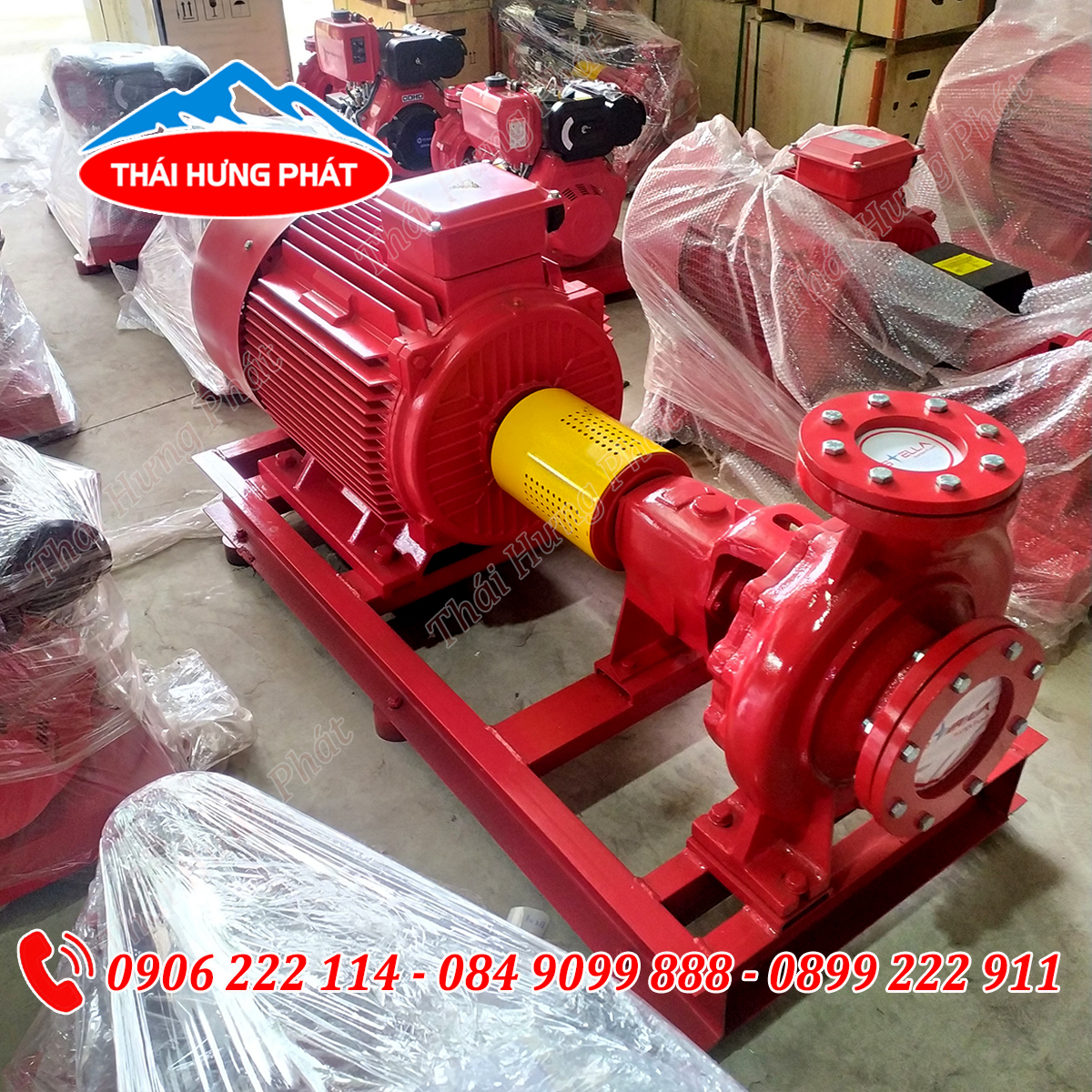 Máy bơm chữa cháy điện Stella trục rời STR150-200/110 110kW