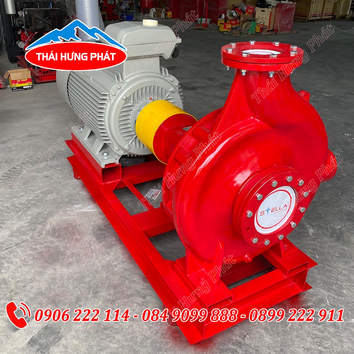 Máy bơm chữa cháy điện Stella trục rời STR80-250/45 45kW Máy bơm chữa cháy điện Stella trục rời STR80-250/45 45kW