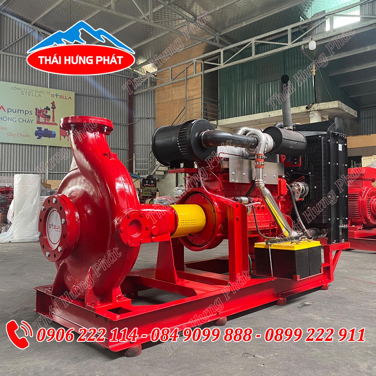 Máy bơm chữa cháy Diesel Stella STR150-315/160 160kW Máy bơm chữa cháy Diesel Stella STR150-315/160 160kW