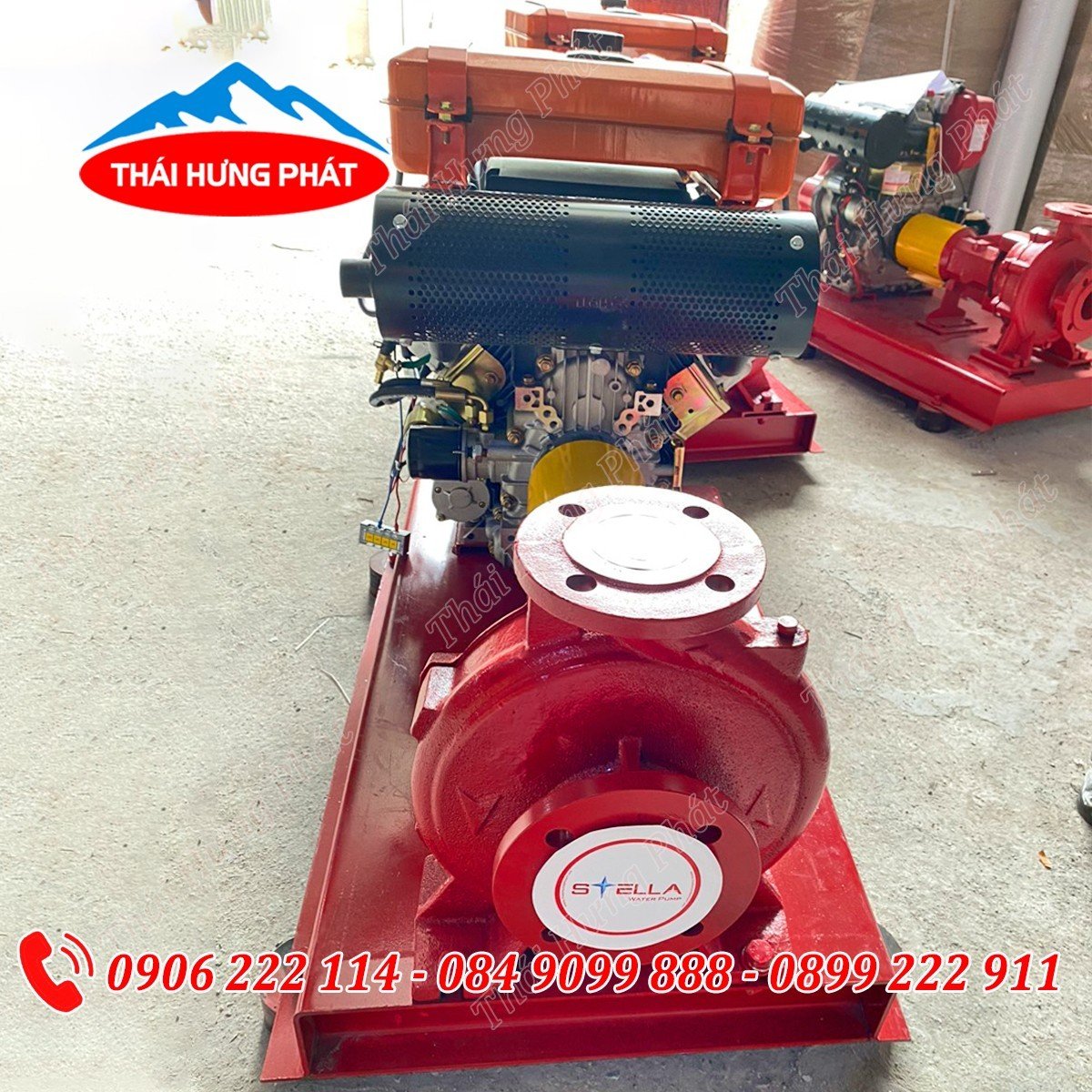 Máy bơm chữa cháy Diesel Stella STR50-250C 15kW Máy bơm chữa cháy Diesel Stella STR50-250C 15kW