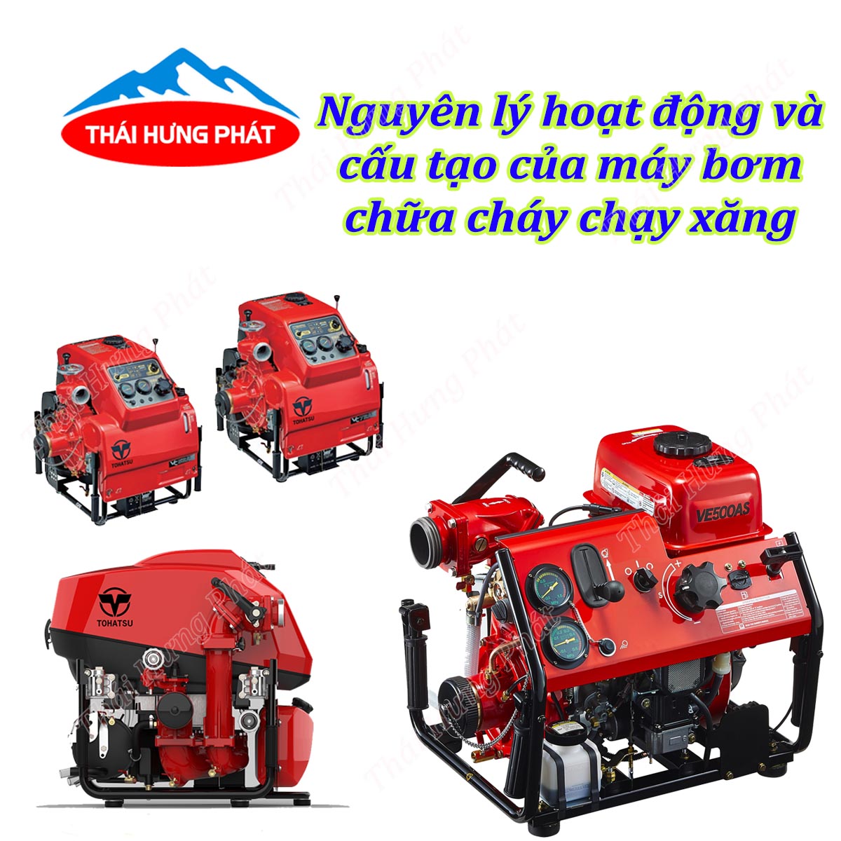 Nguyên lý hoạt động và cấu tạo của máy bơm chữa cháy chạy xăng