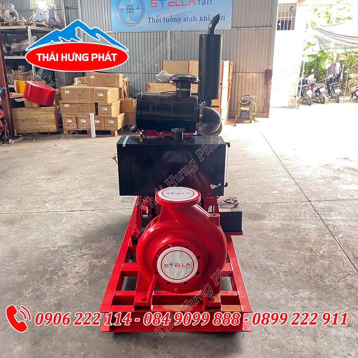 Máy bơm chữa cháy Diesel Stella STR100-315/132 132kW