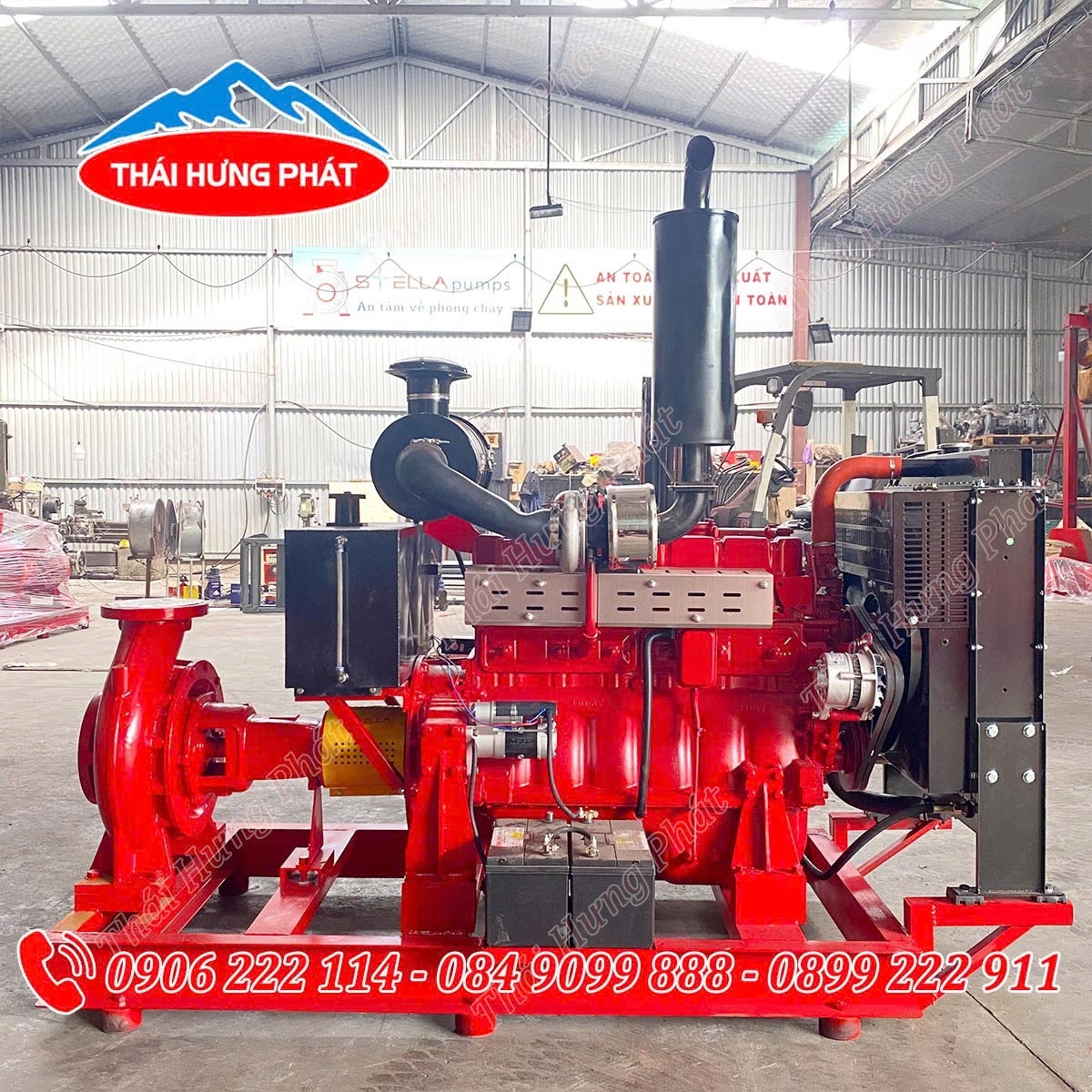 Máy bơm chữa cháy Diesel Stella STR100-315/132 132kW Máy bơm chữa cháy Diesel Stella STR100-315/132 132kW