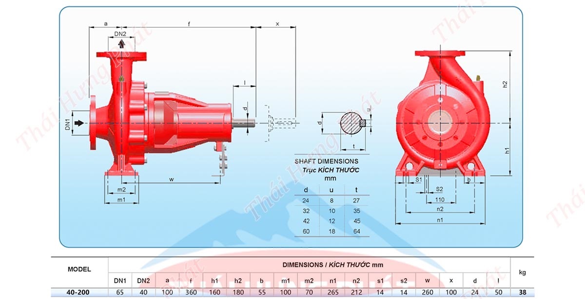 Máy bơm chữa cháy Diesel Stella STR100-315/132 132kW