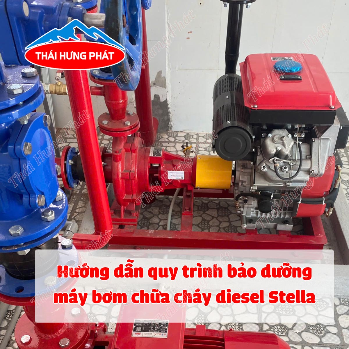 Hướng dẫn quy trình bảo dưỡng máy bơm chữa cháy diesel Stella