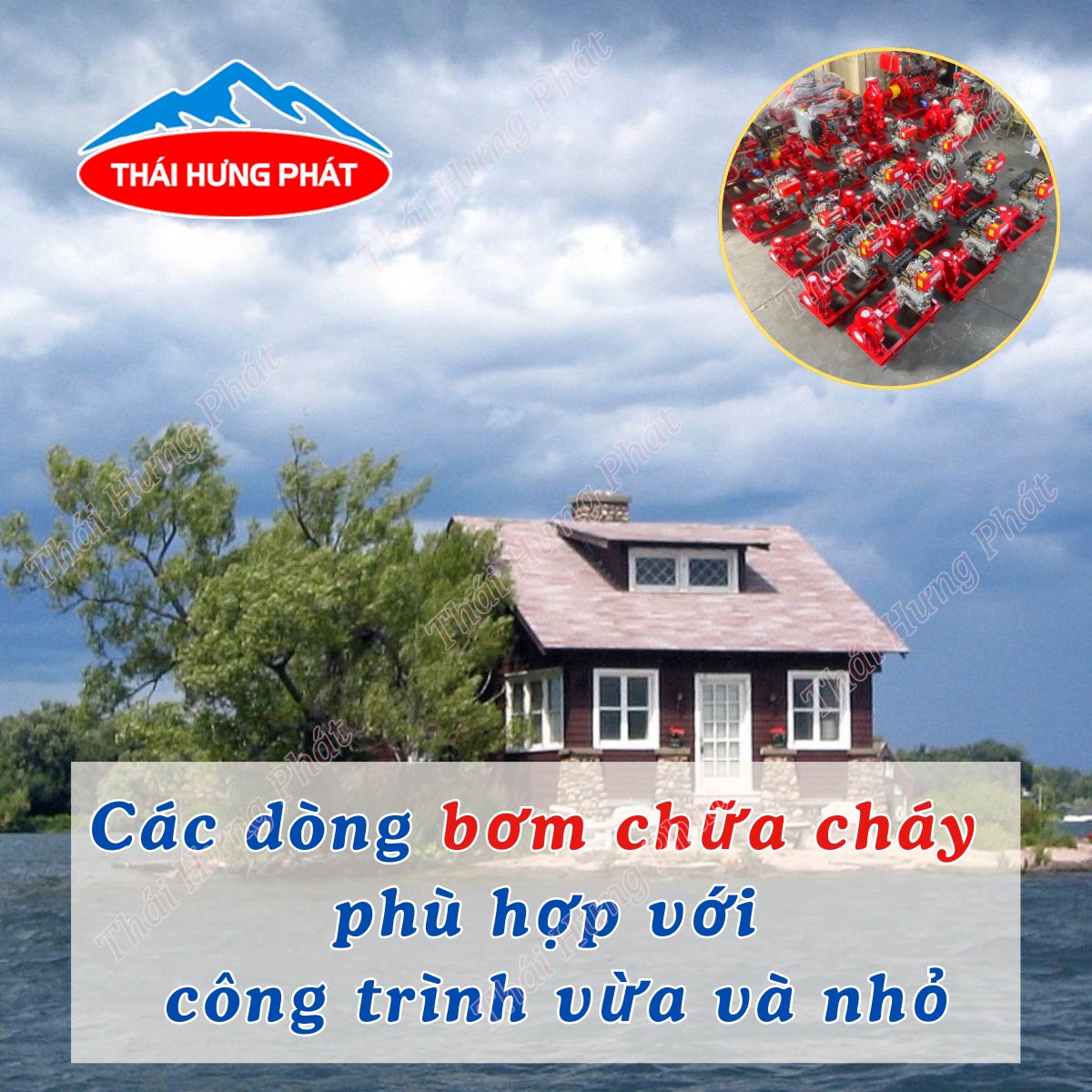 Các dòng bơm chữa cháy phù hợp với công trình vừa và nhỏ