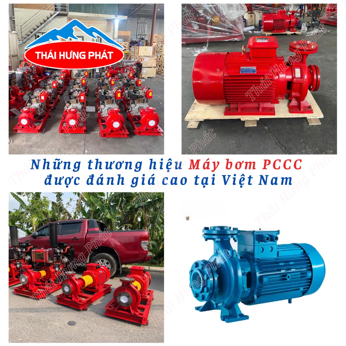 Những thương hiệu máy bơm PCCC được đánh giá cao tại Việt Nam