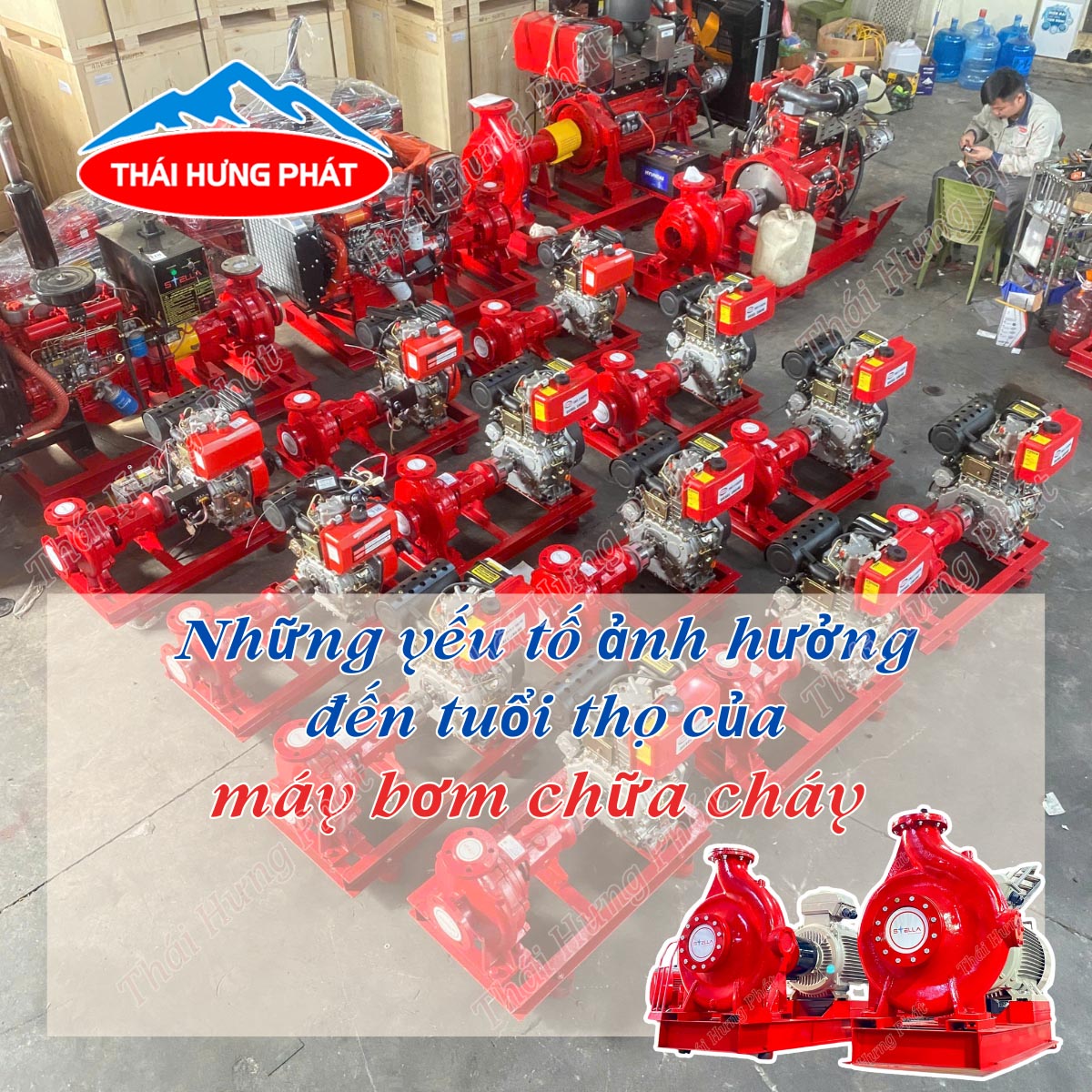 Những yếu tố ảnh hưởng đến tuổi thọ của máy bơm chữa cháy