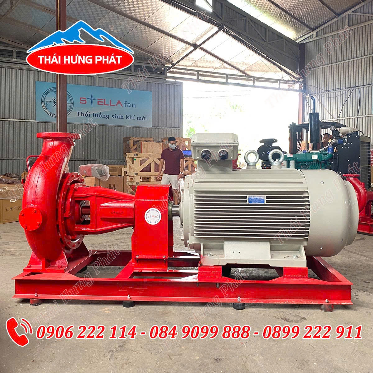 Máy bơm chữa cháy điện Stella STR200-500/315 315kW