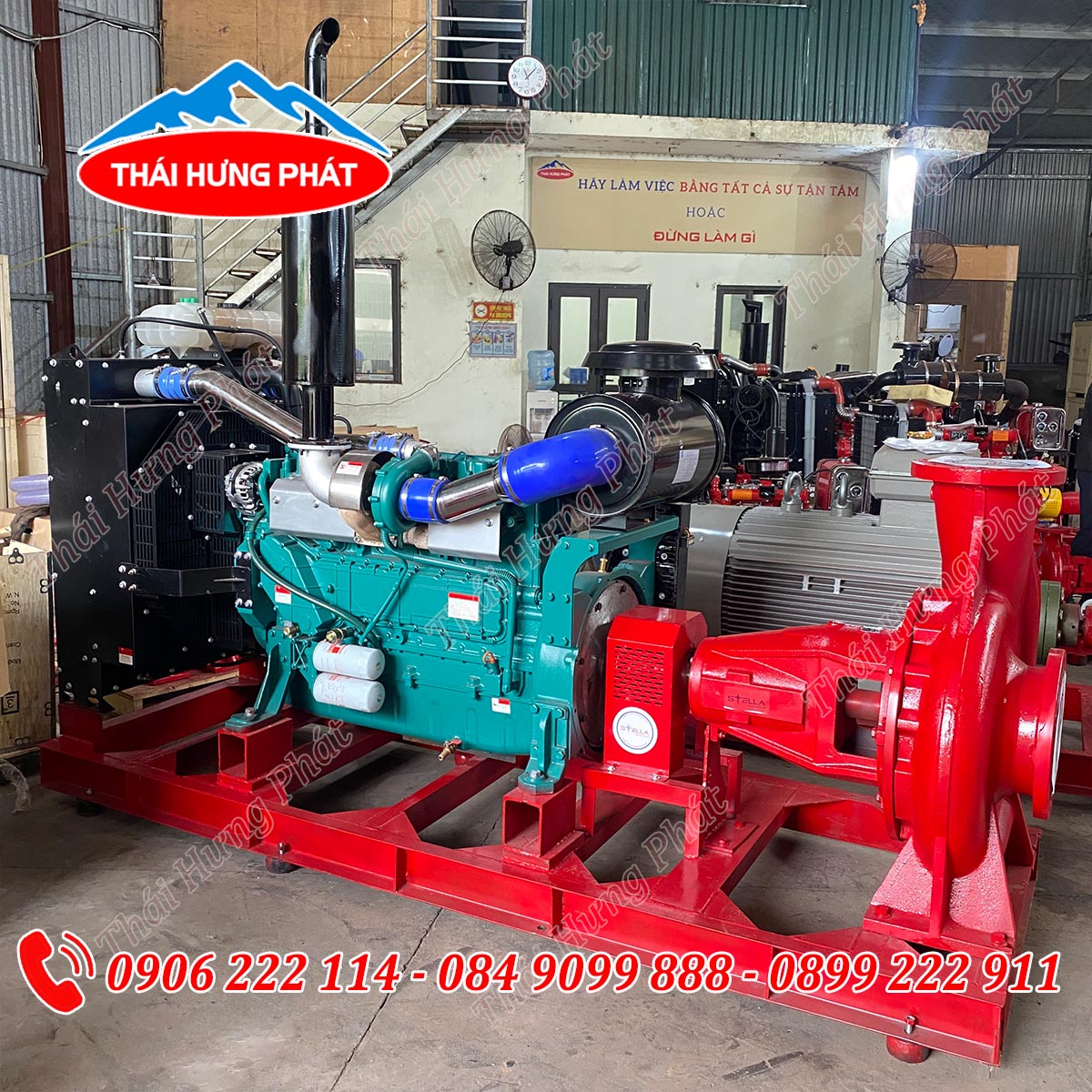 Máy bơm chữa cháy Stella diesel STR200-500/200 200kW