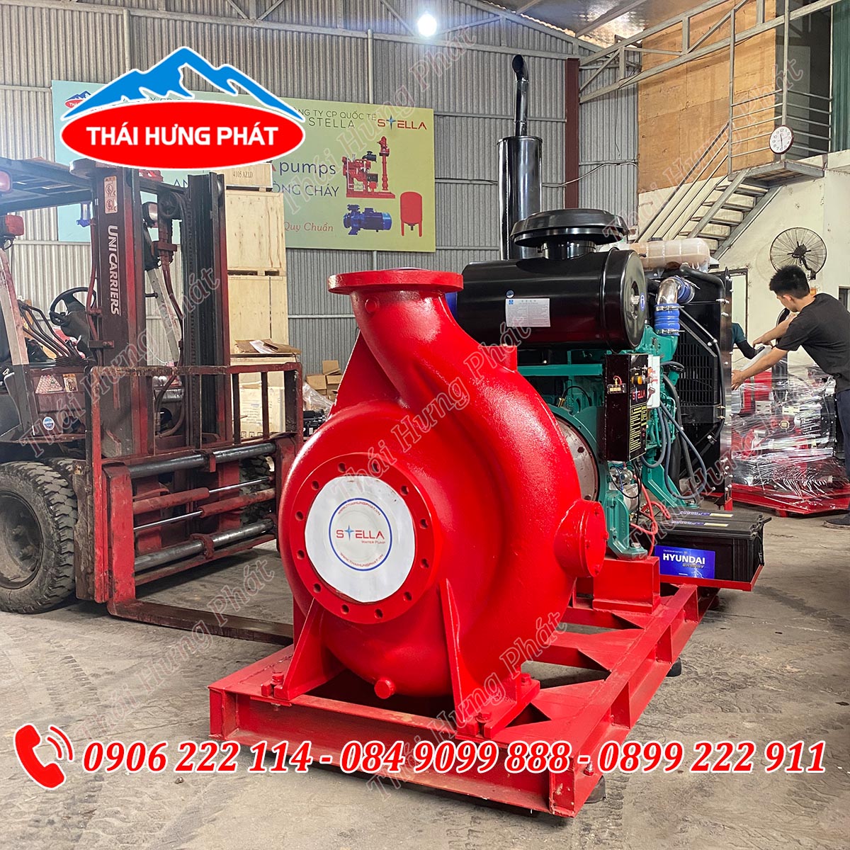 Máy bơm chữa cháy Stella diesel STR200-500/200 200kW