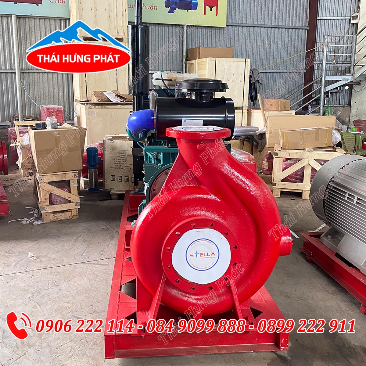 Máy bơm chữa cháy Stella diesel STR200-500/315 315kW
