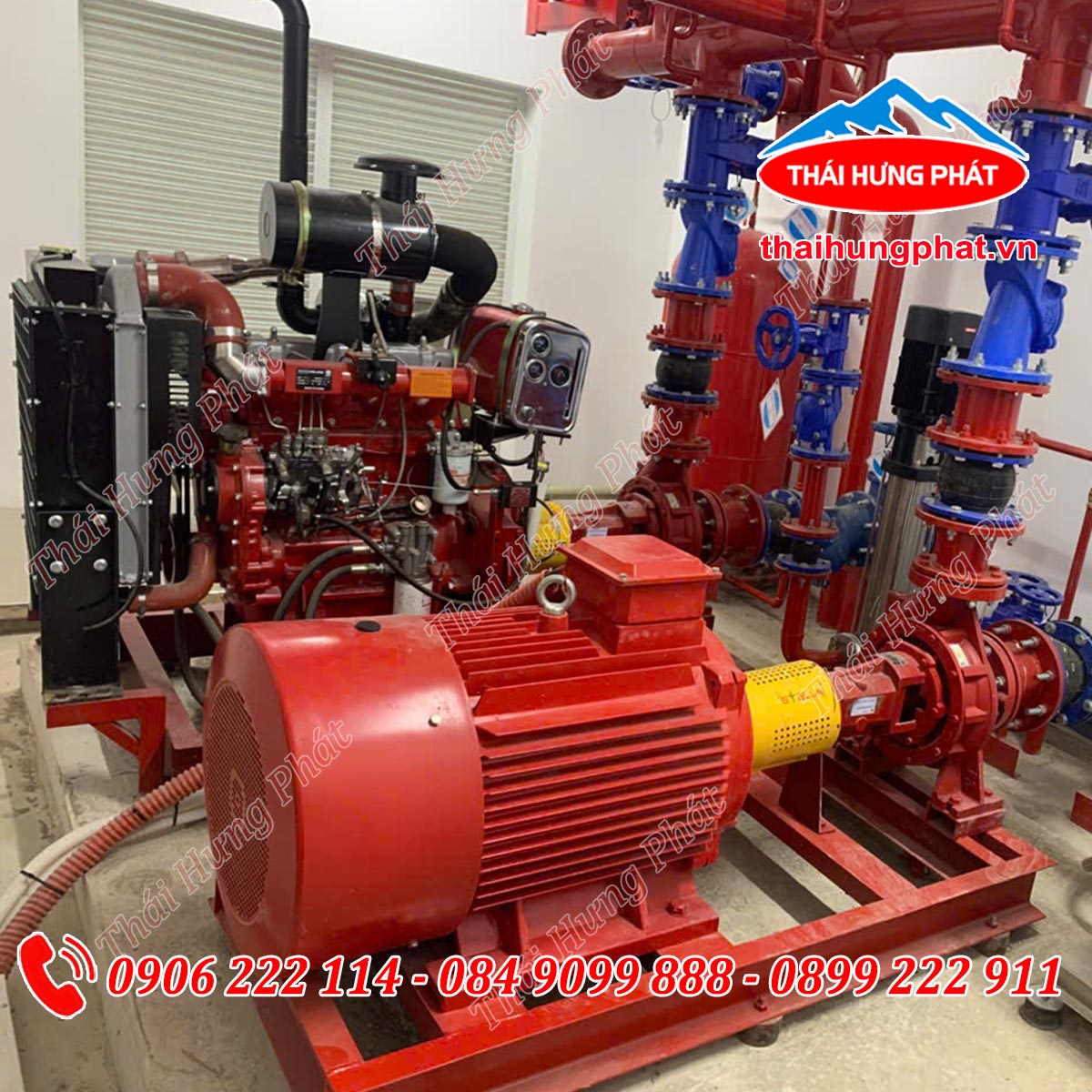 Hướng dẫn vận hành máy bơm chữa cháy Stella điện trục rời an toàn