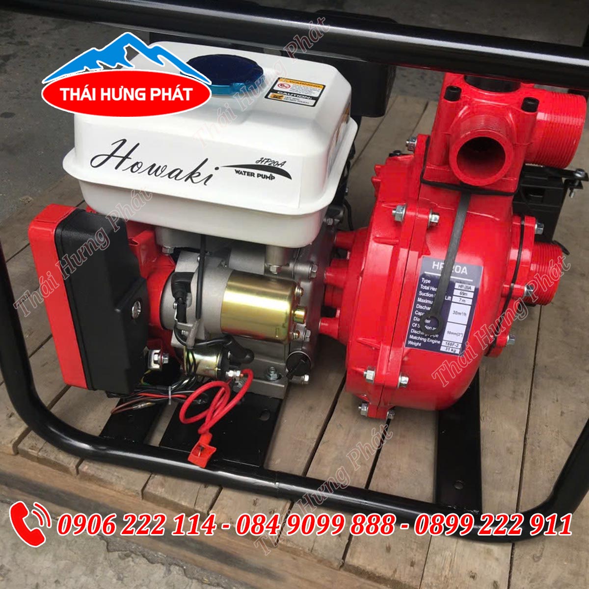 Máy bơm chữa cháy xăng Howaki