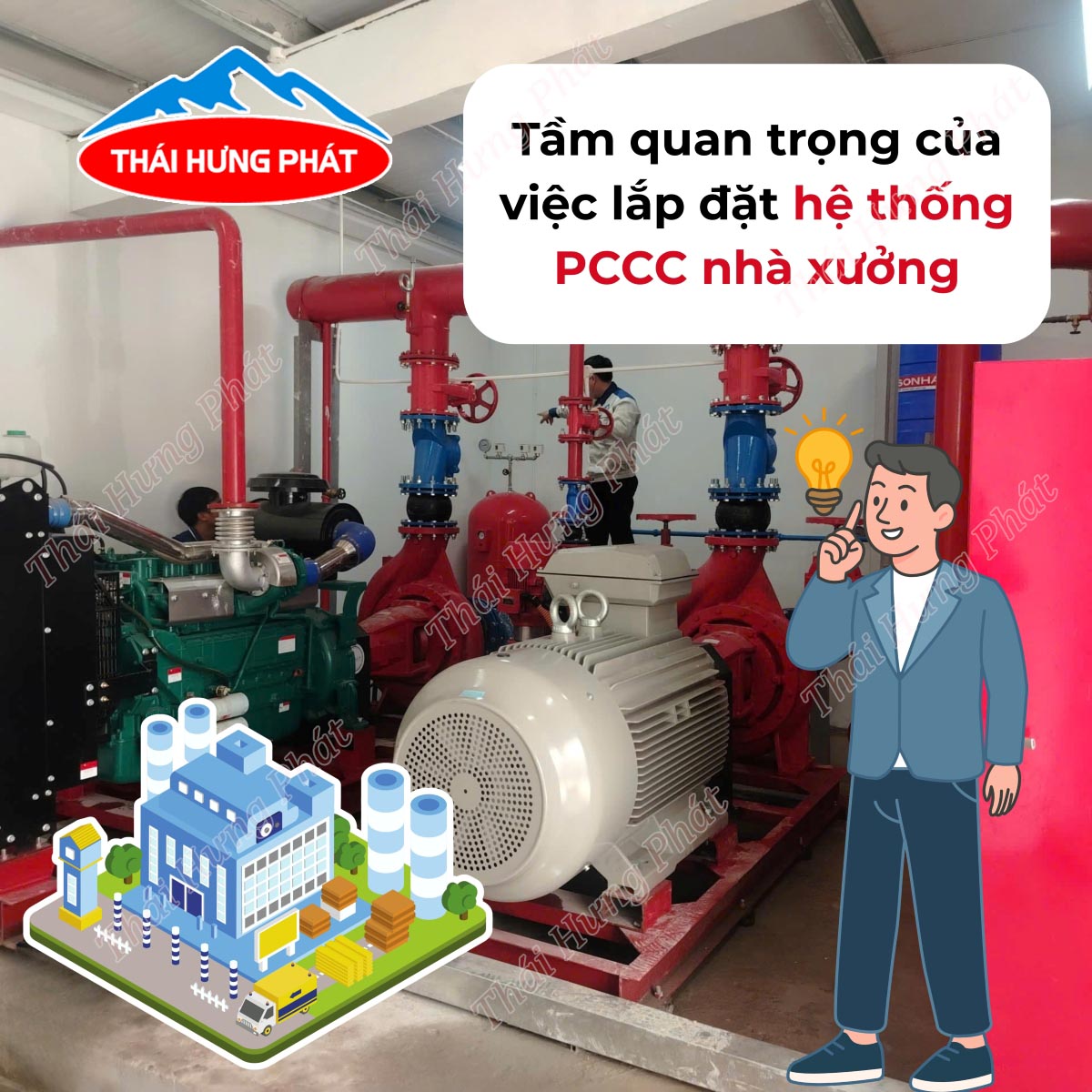 Lắp đặt hệ thống PCCC nhà xưởng đạt chuẩn